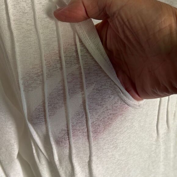 White Sheer Swim Coverup - Picture 7 of 7